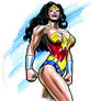 Wonder Woman colored pencil