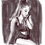 Ariana Grande Marker Sketch
