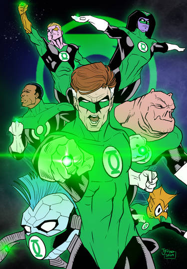 Green Lantern Corps MD Bright tribute
