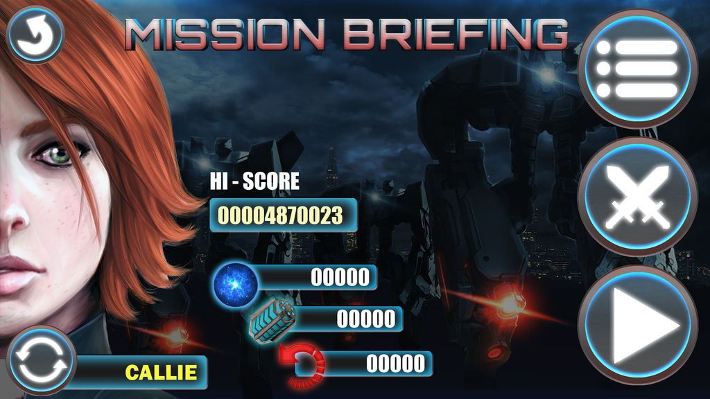 Mobile Game Menu Screen by Jesterman on DeviantArt