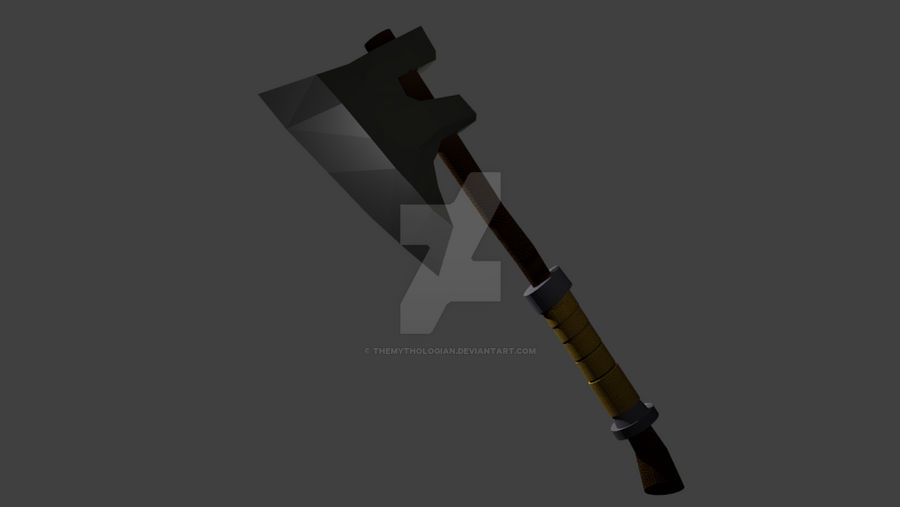 Orcish Axe remade by TheMythologian on DeviantArt
