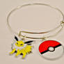 Jolteon Pokemon Bangle Bracelet