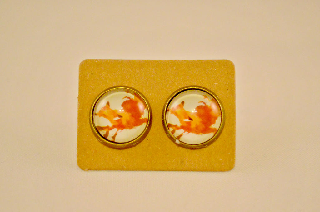 Adorable Fox Stud Earrings