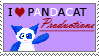 I luv PCat Productions Stamp