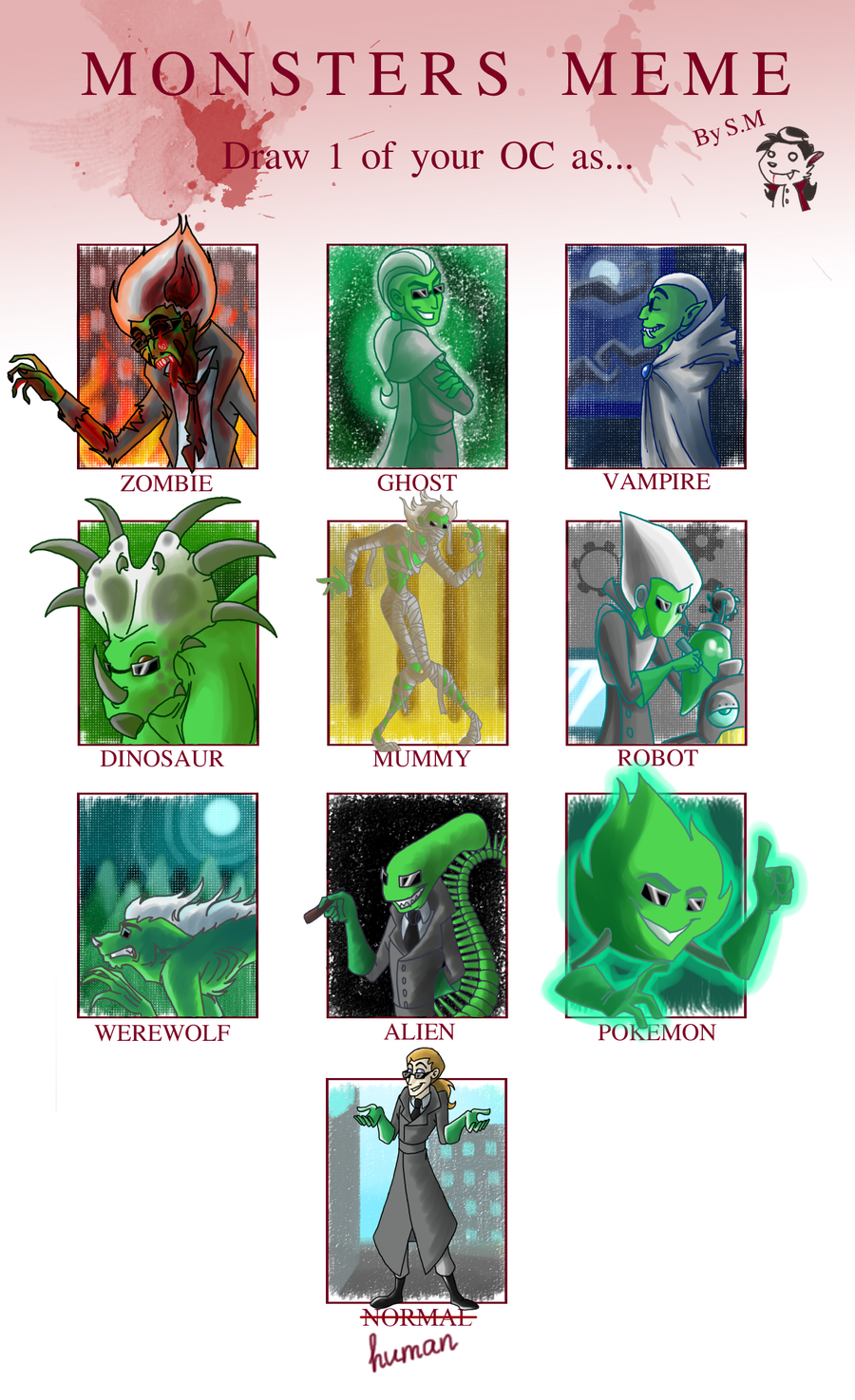 Monster Mem Monsters Meme 1 by Steggmatt on DeviantArt