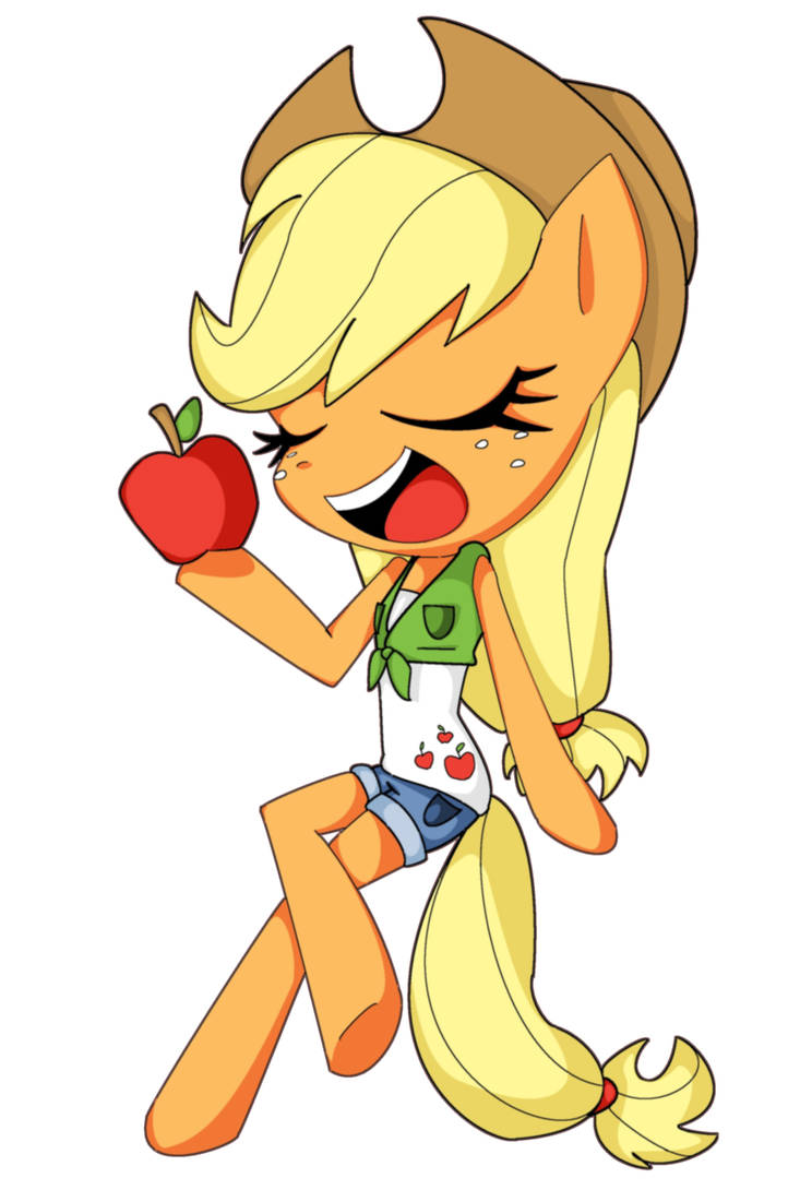 AppleJack Colored by GhostyDevin on DeviantArt