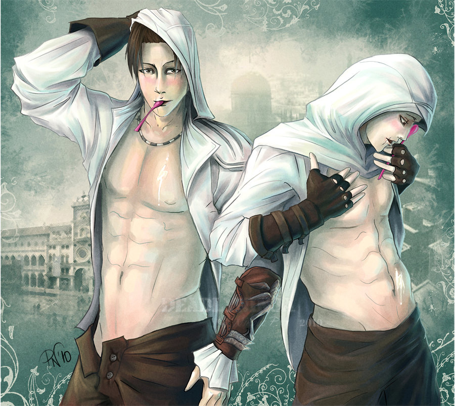 Ezio and Altair: Yogurt night