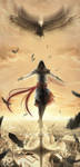 ..Ezio:Into the sky:... by DeadlyNinja