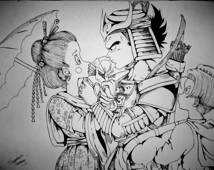 Samurai and his geisha by terryrism on DeviantArt