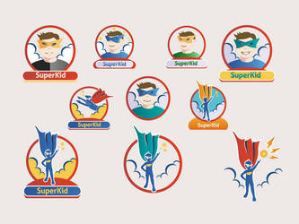 Superkid - 15 Vectors and Icons