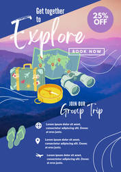Travel Poster Canva Template
