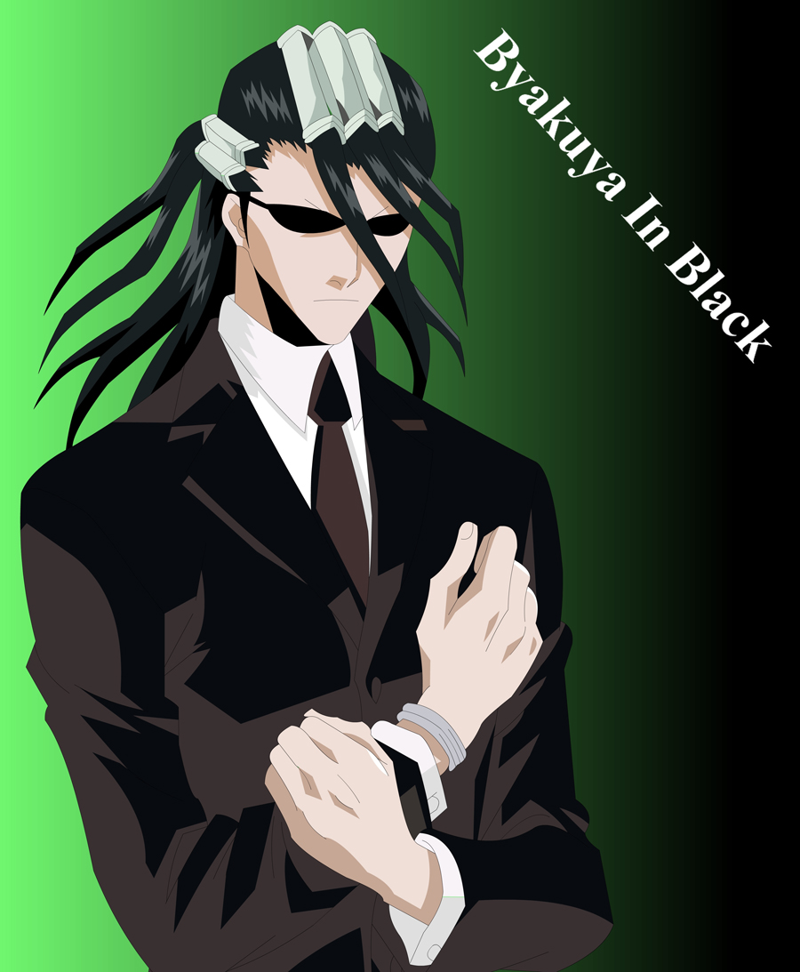 Byakuya in Black :3