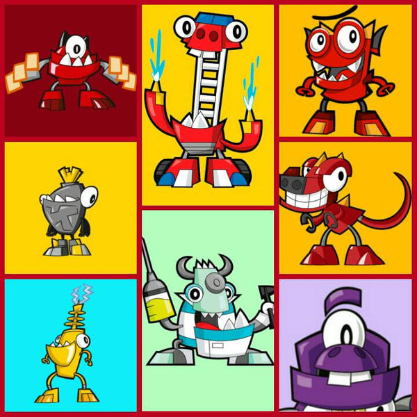 Mixels Character Design Mixels: Jess Harnell's Main Mixels by LovelyTeng2002 on DeviantArt