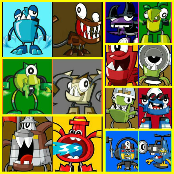 Mixels: 7 Two Main Mixels Grids by LovelyTeng2002 on DeviantArt