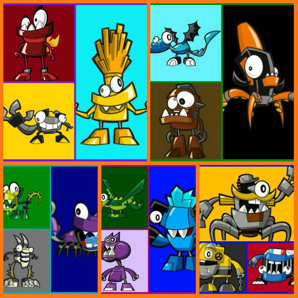 Mixels: 5 Three Main Mixels Grids by LovelyTeng2002 on DeviantArt