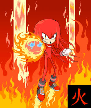 Knuckles the Echidna - Fire
