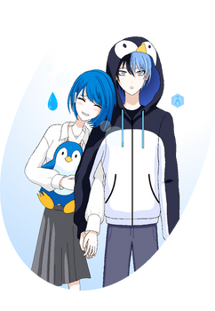 Haruka and Toya - Penguin Bonding