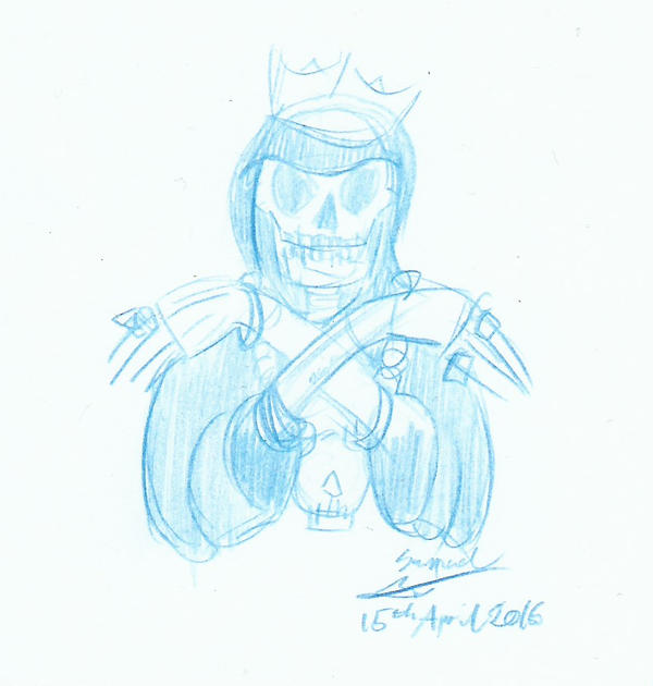 Grim Rapper sketch (366 April 15th) by samuelskanvis on DeviantArt