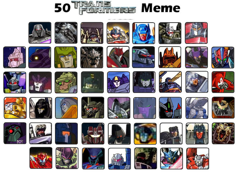 Transformers Meme B: Decepticons