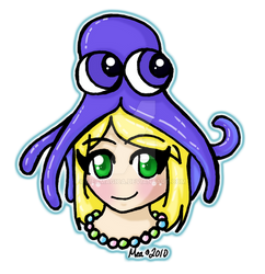 Clara and her Squid Hat