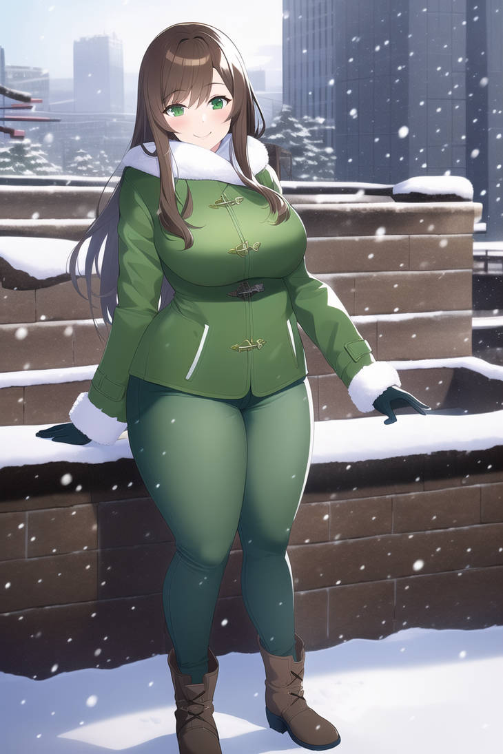 Red5805 Lara in her winter coat by red5805 on DeviantArt