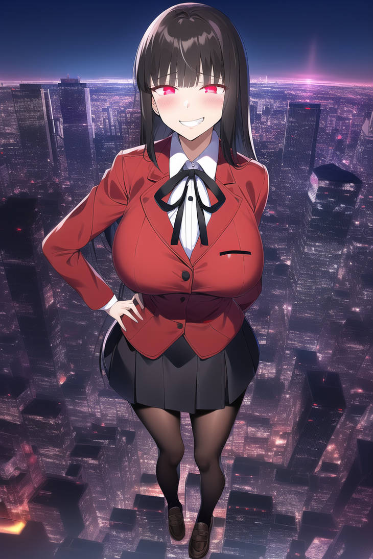 Red5805 Yumeko Jabami as a giantess 3 by red5805 on DeviantArt