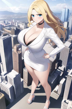 Irina Jelavic as a giantess 4