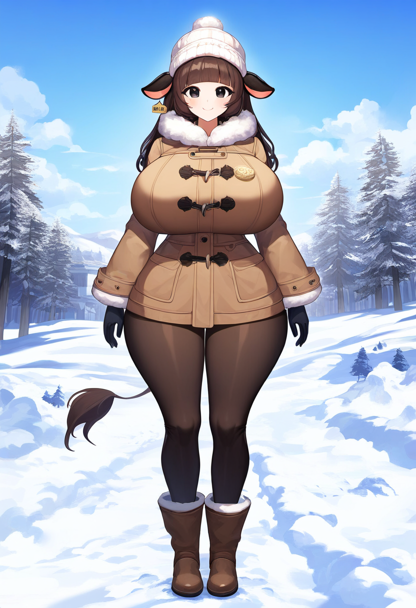 Red5805 Lauren in her winter coat by red5805 on DeviantArt