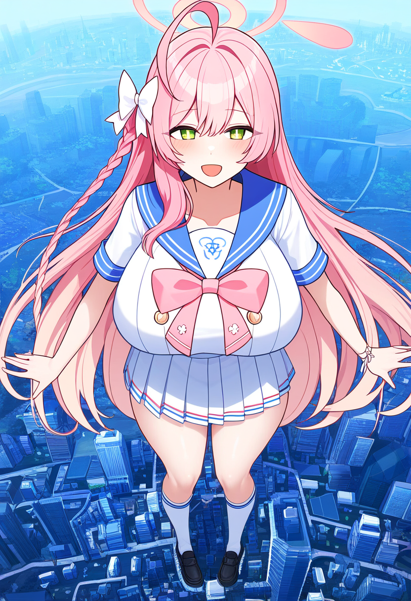 Red5805 Hanako (Blue Archive) as a giantess 2 by red5805 on DeviantArt