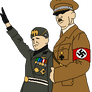 Mussolini and Hitler