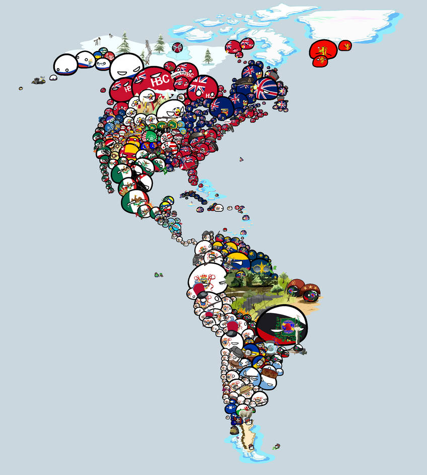 Pax Britannica Map - America by Mexicube27 on DeviantArt