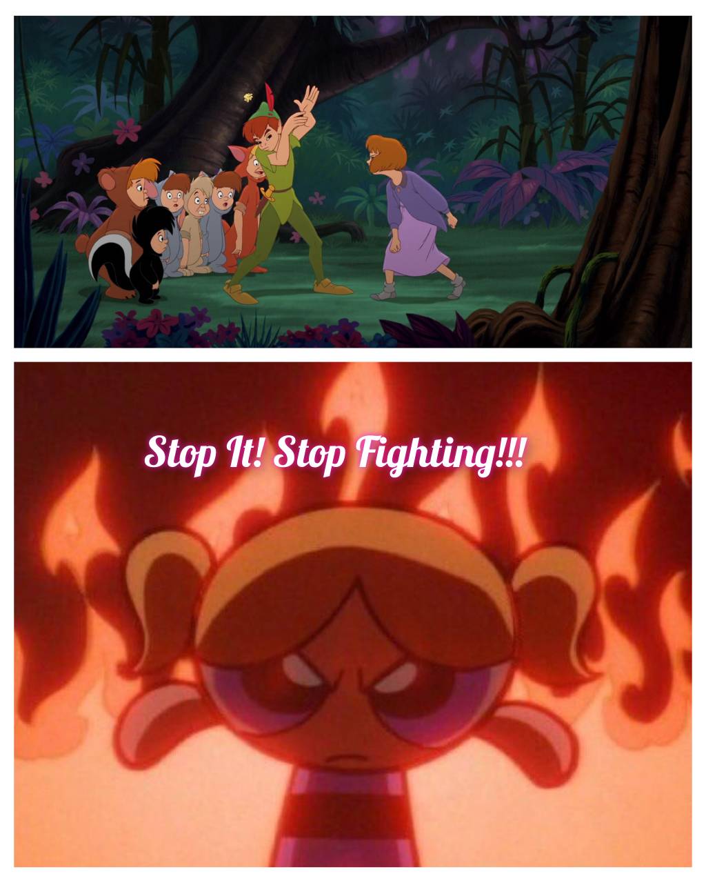 Bubbles Breaks Arguing Peter Pan And Jane by microsoftmurciano04 on ...