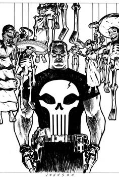 Punisher cover no.61 no color