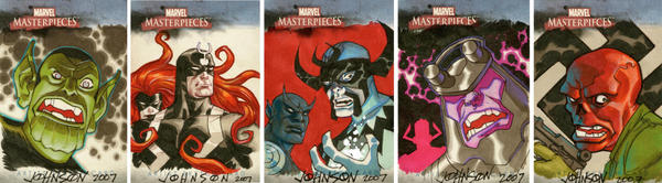 Upperdeck sketch cards