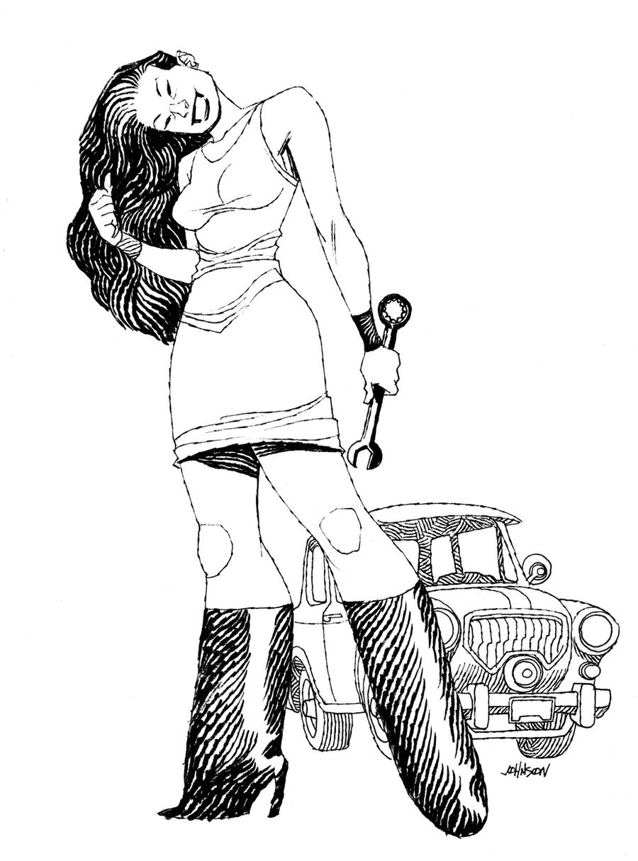 DDSC Kwiltgirl with car