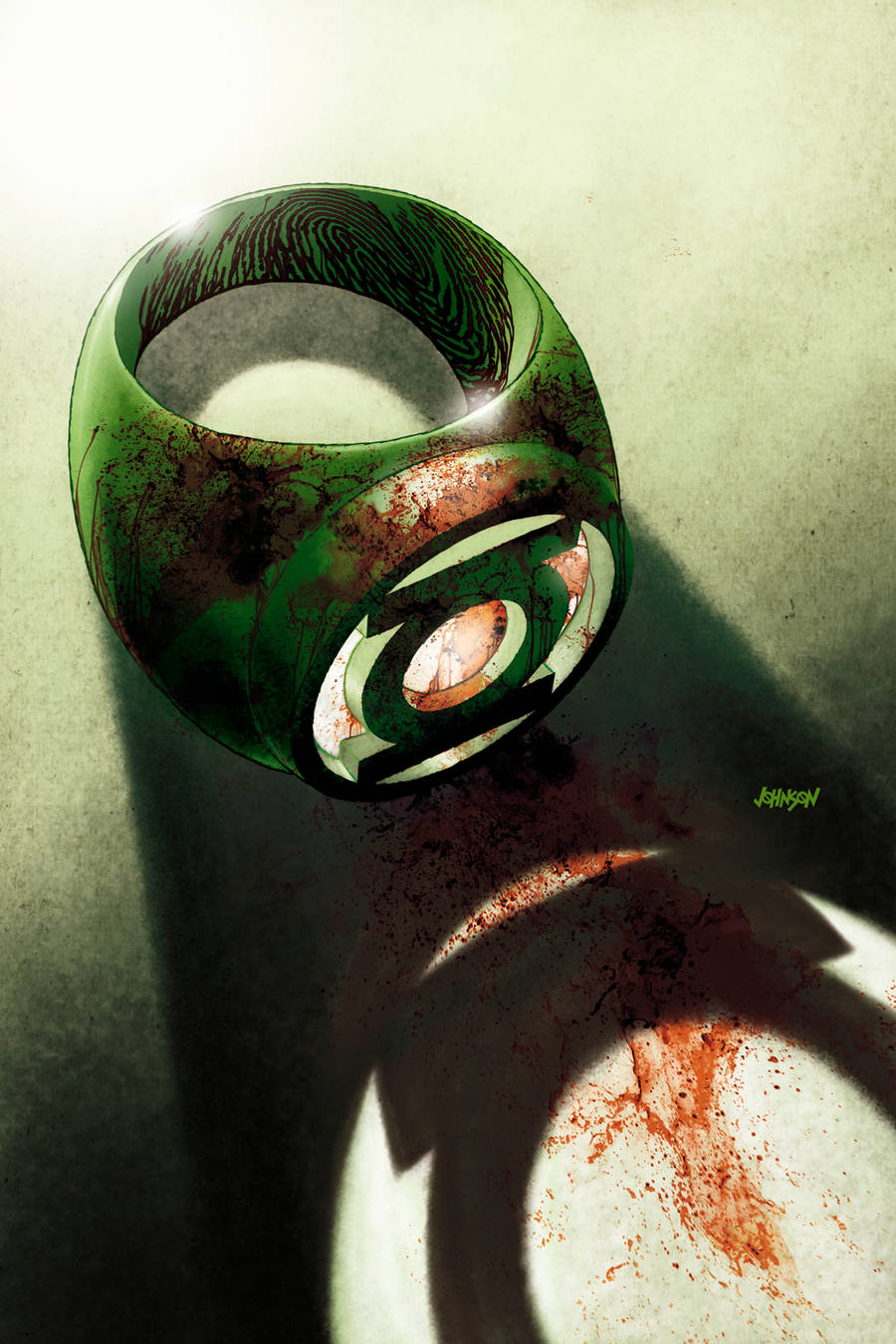 Green Lantern cover by Devilpig