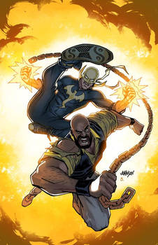 Powerman and Iron Fist variant cover