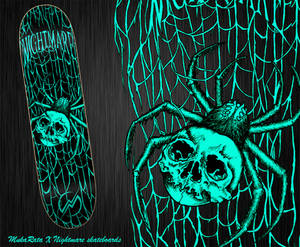 Cranio spider X NIGHTMARE skateboards