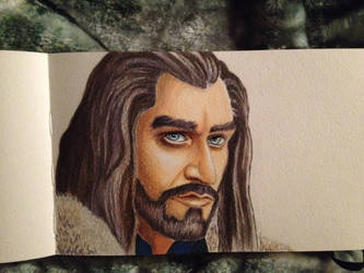 Thorin Oakenshield Moleskine Sketch