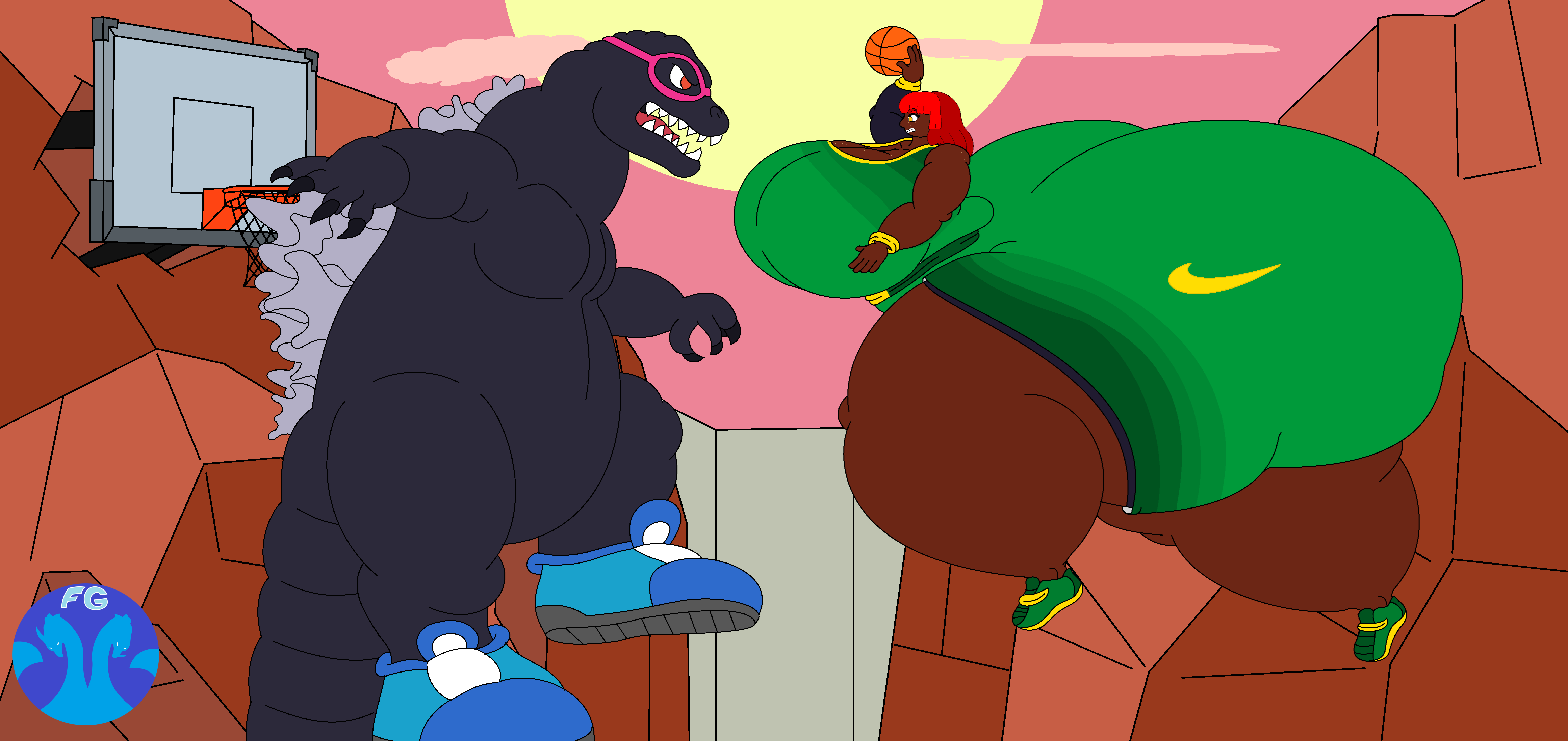 3dRose Funny Green Godzilla Monster eating Money Inflation Cartoon - Water  Bottles (wb_356378_1)