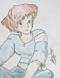 Nausicaa of the Valley of the Wind Colored