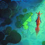 A peaceful swim
