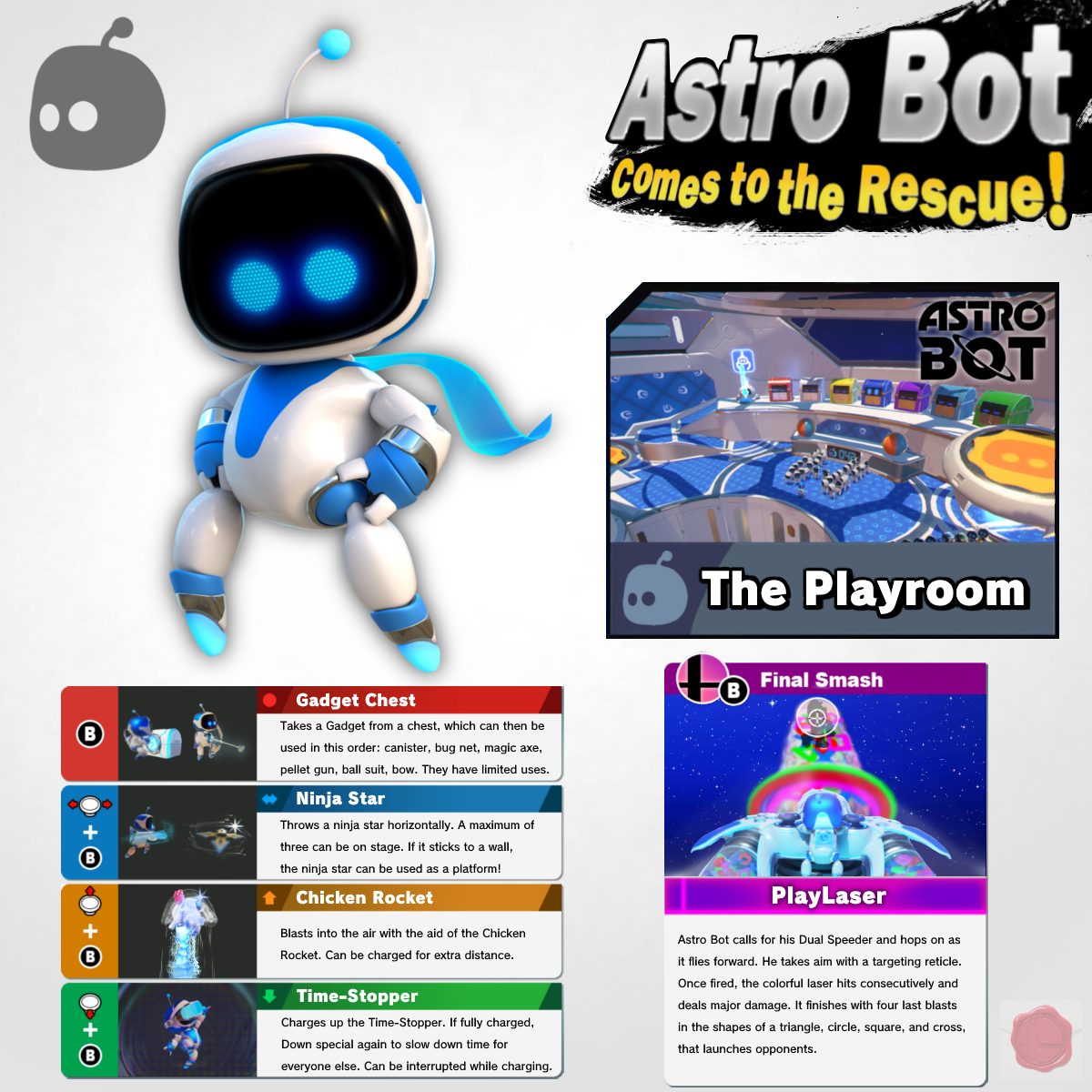 Astro Bot Rescue Alien Astro Bot Comes to the Rescue! by damianpaint467 on DeviantArt