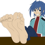 Aichi Sendou foot tease