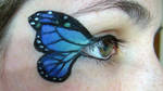 Butterfly eye makeup by eskimogeorge