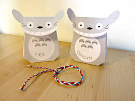 Totoro Gift Bags and Bracelets