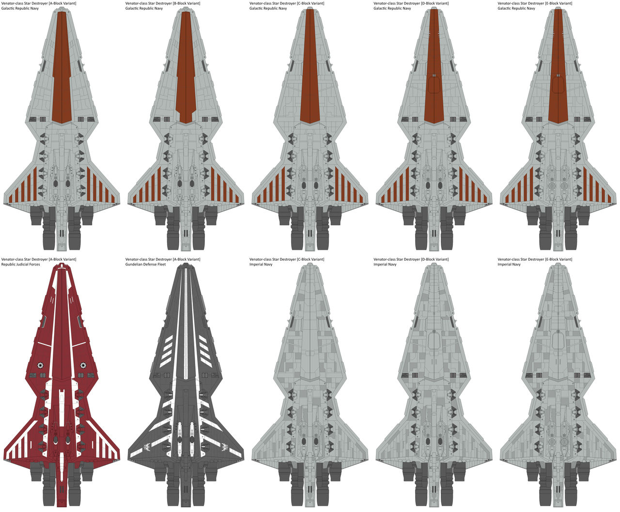 Venator Variations by SorenRecker on DeviantArt