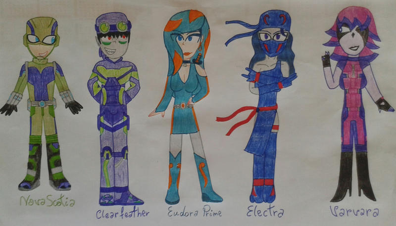 Nora Team (wave 2) by FlorTheWriter on DeviantArt