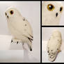 Needle felted Snowy owl