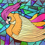 Stained Glass Pidgeotto